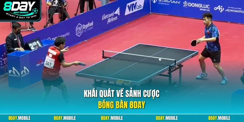Khái quát về sảnh cược bóng bàn 8Day